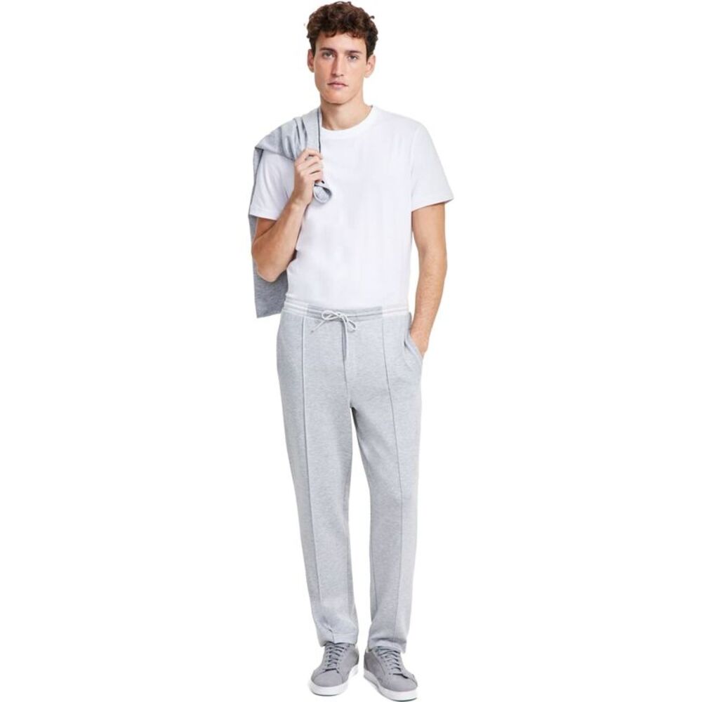 Alfani Mens Alfatech Drawstring Straight Leg Relaxed Lounge Casual Pants, NWT